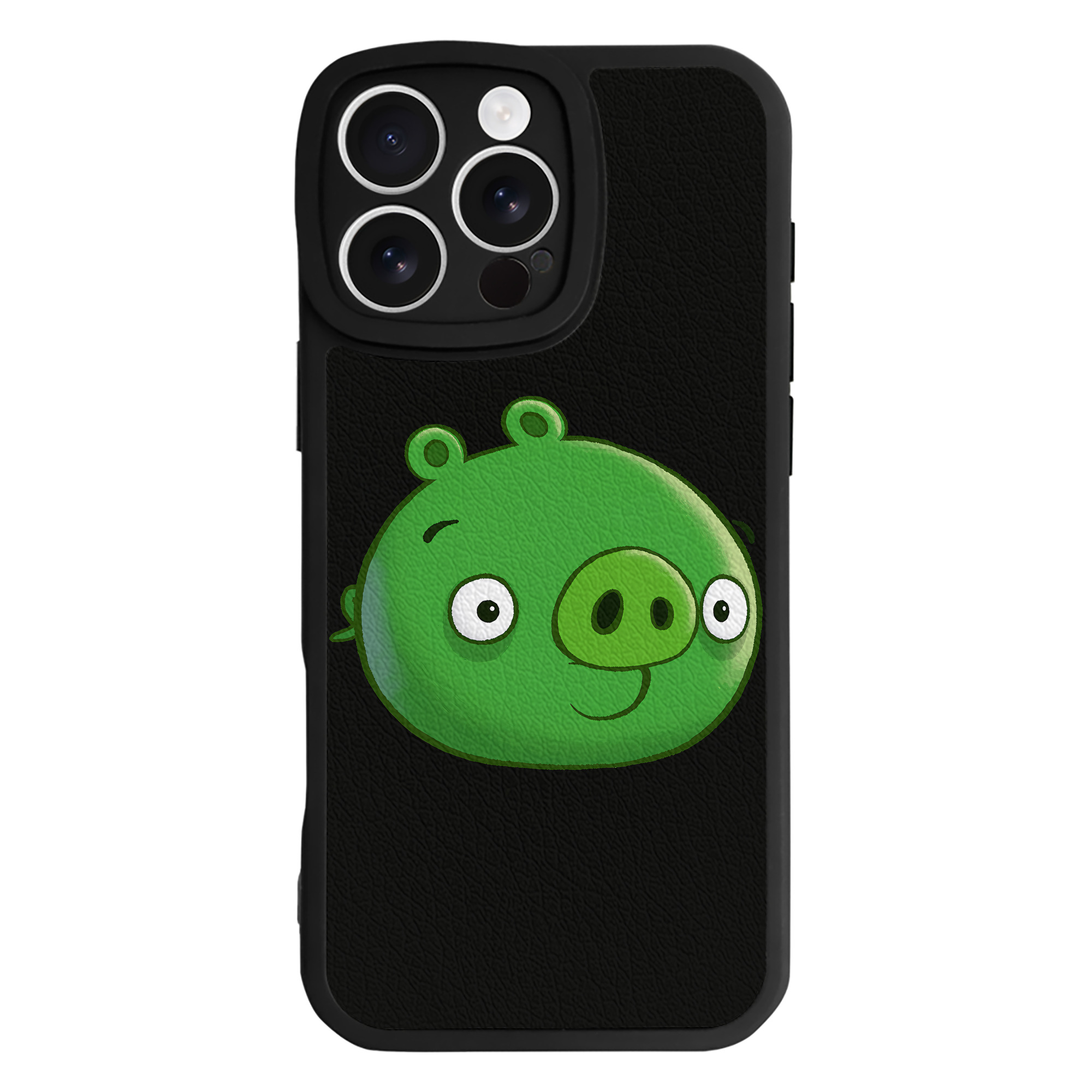 （画像用） Angry Birds アングリーバード 【iPhone 16シリーズ対応】シリコンスマホケース（レザー調） 材質：シリコン